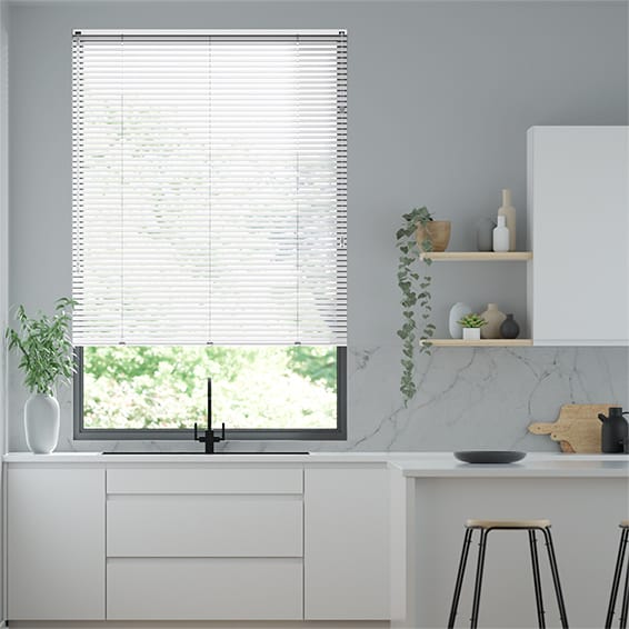 Atelier Gloss White Aluminium Venetian Blind