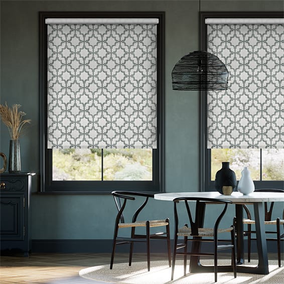 Choices Lattice Silver Roller Blind