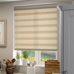 Enjoy Luxe Gold Zebra Roller Blind