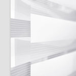 Enjoy Soft White Zebra Roller Blind