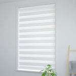 Enjoy Soft White Zebra Roller Blind