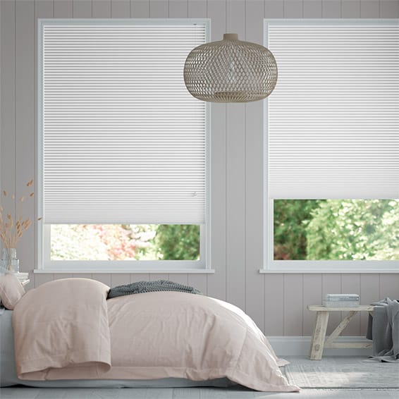 DuoShade Ice White Honeycomb Blind