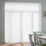 Obscura Blackout White Vertical Blind - 127mm Slat